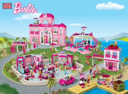 Конструктор Mega Bloks Barbie